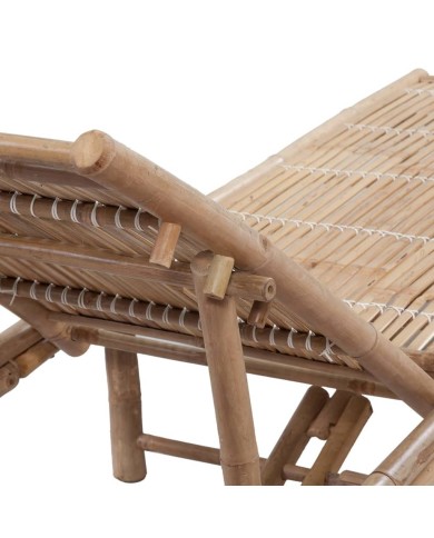 Chaise longue Bambou