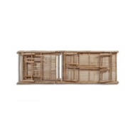 Chaise longue Bambou