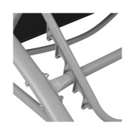 Chaises longues en aluminium noir