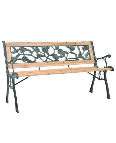 Banc de jardin 122 cm Bois
