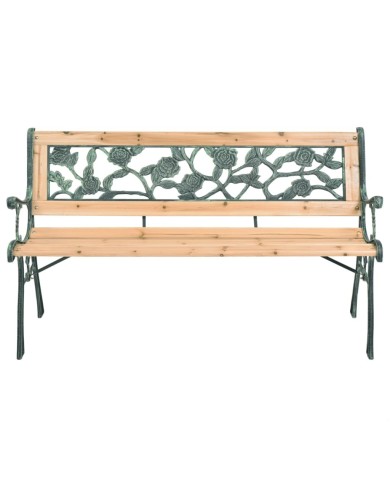 Banc de jardin 122 cm Bois