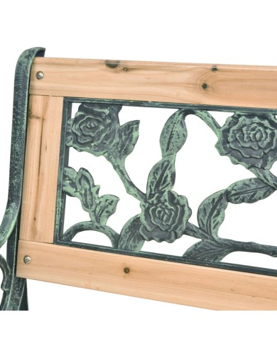 Banc de jardin 122 cm Bois