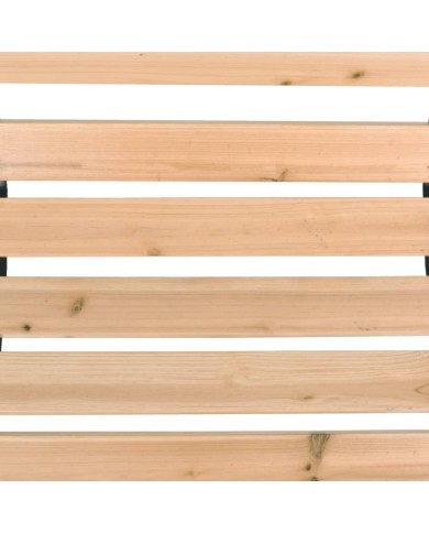 Banc de jardin 122 cm Bois