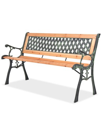 Banc de jardin 122 cm Bois