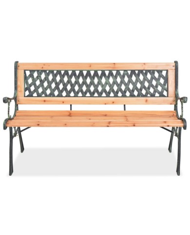 Banc de jardin 122 cm Bois