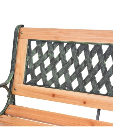 Banc de jardin 122 cm Bois