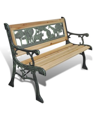 Banc de jardin pour enfants 84 cm Bois