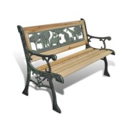 Banc de jardin pour enfants 84 cm Bois