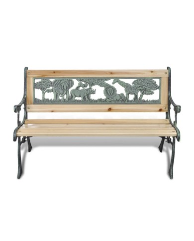 Banc de jardin pour enfants 84 cm Bois