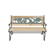 Banc de jardin pour enfants 84 cm Bois