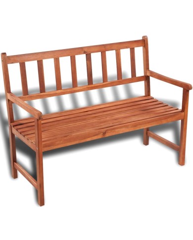 Banc de jardin 120 cm Bois solide d'acacia