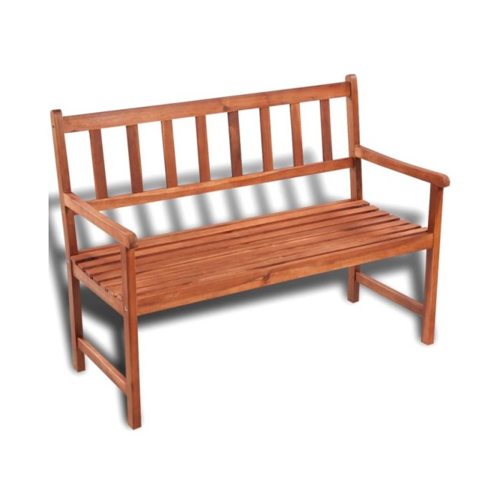 Banc de jardin 120 cm Bois solide d'acacia