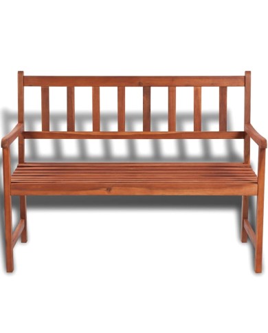Banc de jardin 120 cm Bois solide d'acacia