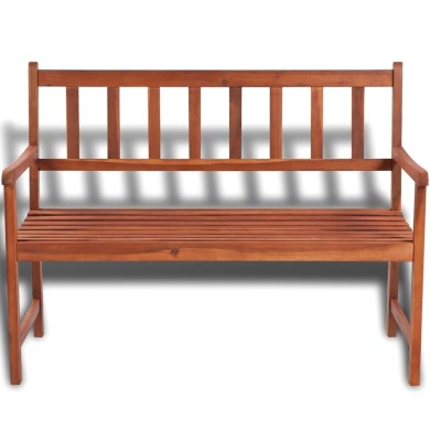 Banc de jardin 120 cm Bois solide d'acacia