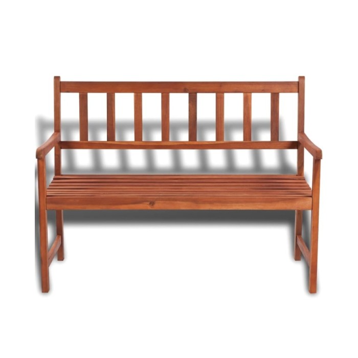 Banc de jardin 120 cm Bois solide d'acacia