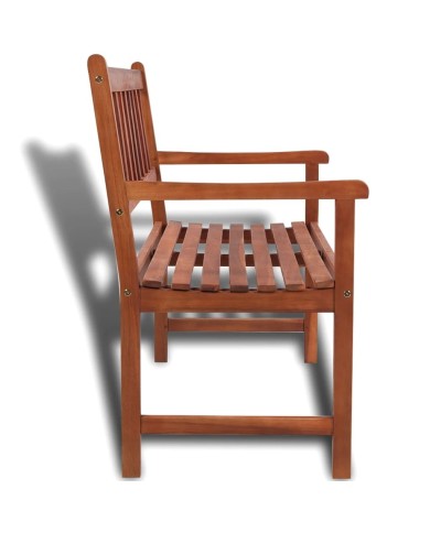 Banc de jardin 120 cm Bois solide d'acacia