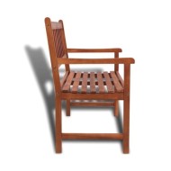 Banc de jardin 120 cm Bois solide d'acacia