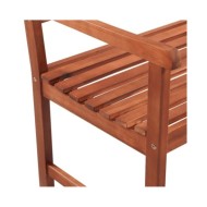 Banc de jardin 120 cm Bois solide d'acacia