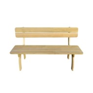 Banc de jardin 150 cm Bois de pin imprégné 