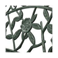 Banc de jardin 100 cm Aluminium coulé Vert 