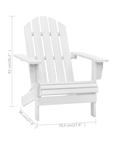 Chaise de jardin Bois Blanc