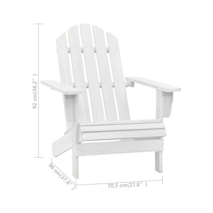 Chaise de jardin Bois Blanc
