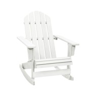 Chaise à bascule de jardin Bois Blanc