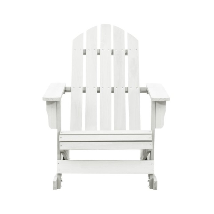 Chaise à bascule de jardin Bois Blanc