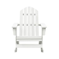 Chaise à bascule de jardin Bois Blanc