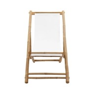 Chaise de terrasse Bambou et toile
