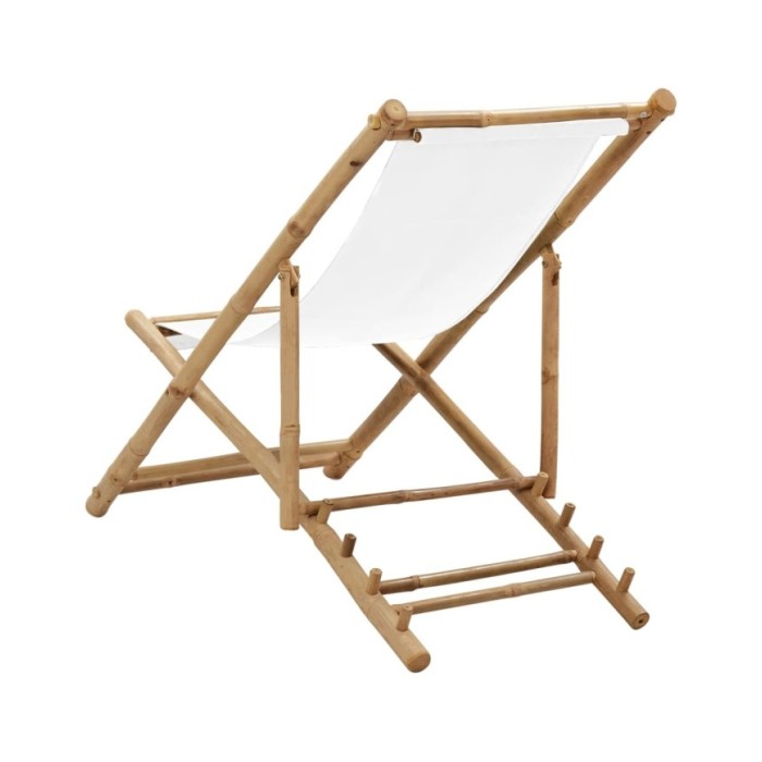 Chaise de terrasse Bambou et toile