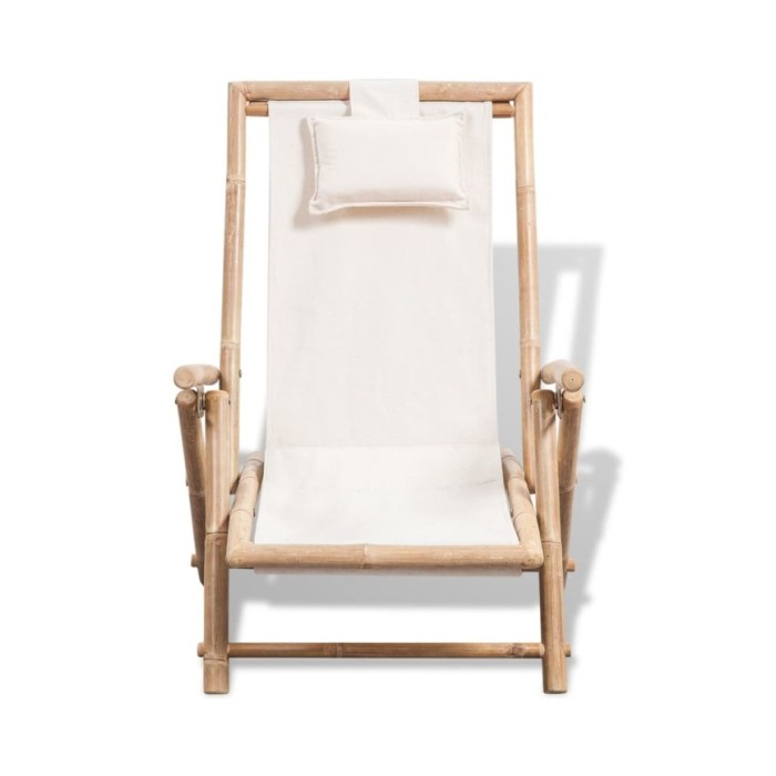 Chaise de terrasse d'extérieur Bambou