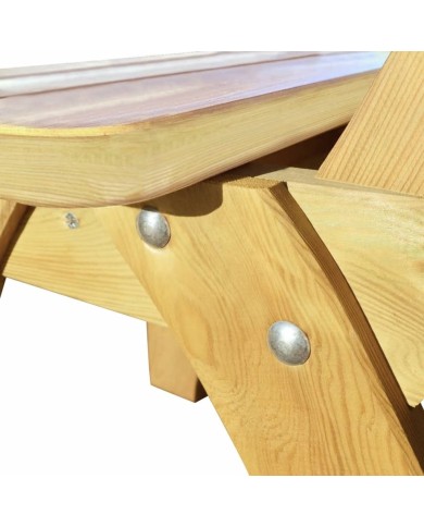 Chaise de jardin Bois de pin imprégné
