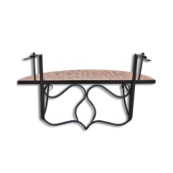 Table suspendue de balcon Terre cuite Mosaïque 