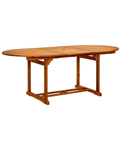 Table de jardin 200x100x75 cm Bois d'acacia massif