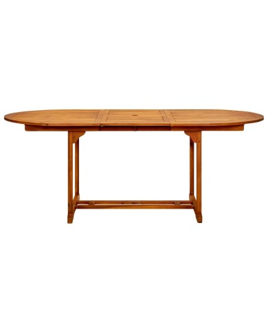 Table de jardin 200x100x75 cm Bois d'acacia massif