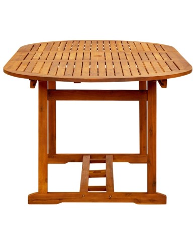 Table de jardin 200x100x75 cm Bois d'acacia massif