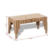 Table basse Bambou 