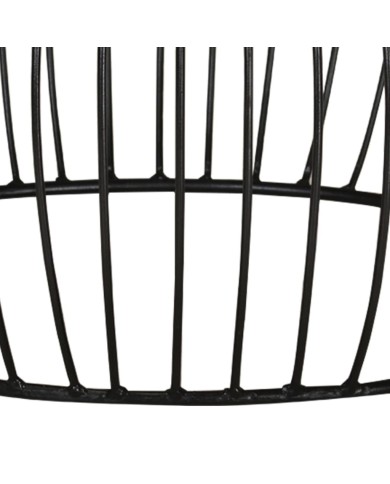 Table basse ronde 68x37 cm Bois de récupération massif