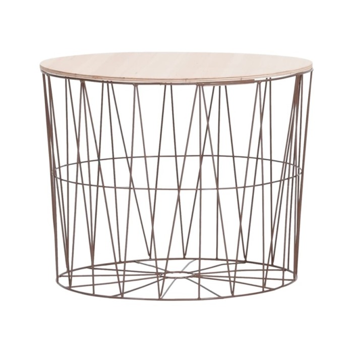 Tables basses 4 pcs Cuivre