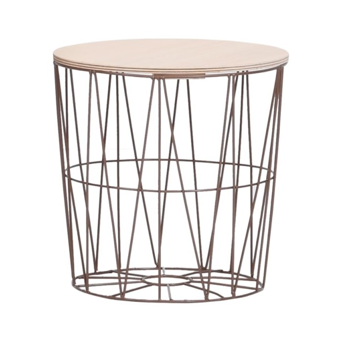 Tables basses 4 pcs Cuivre