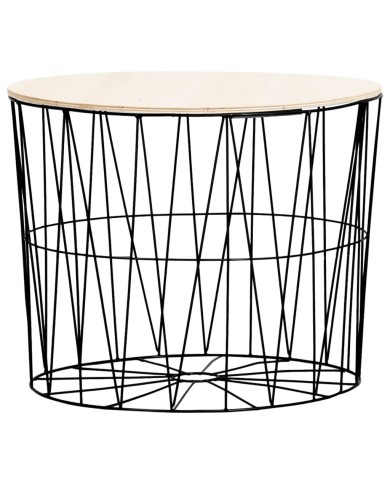 Tables basses 4 pcs Noir