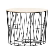 Tables basses 4 pcs Noir