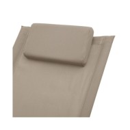 Chaise longue pour enfants Acier Taupe