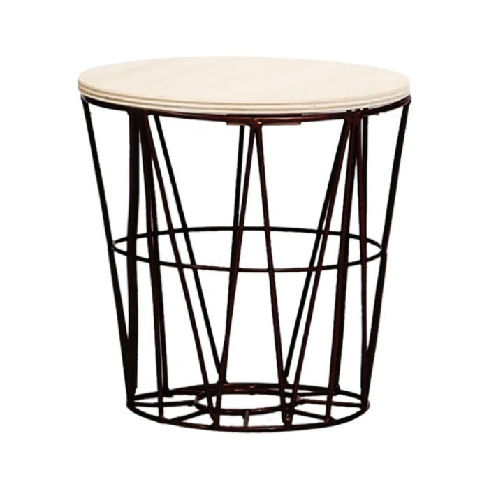 Tables basses 4 pcs Noir