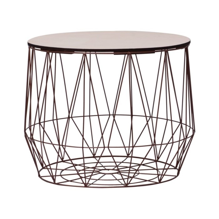 Tables basses 2 pcs Cuivre