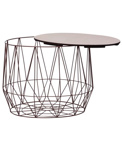 Tables basses 2 pcs Cuivre