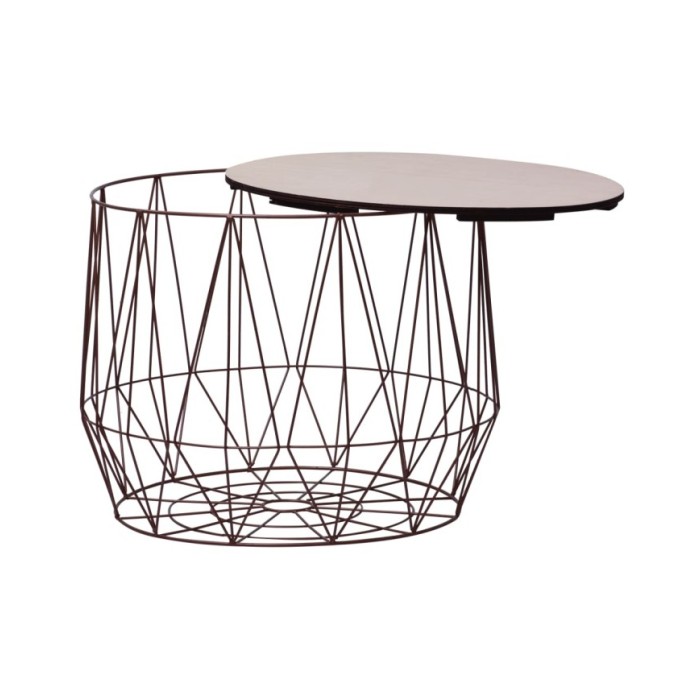 Tables basses 2 pcs Cuivre