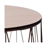Tables basses 2 pcs Cuivre