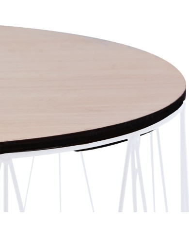 Tables basses 2 pcs Blanc